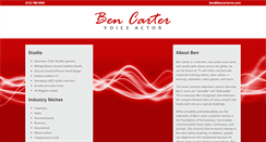 Desktop Screenshot of bencartervo.com